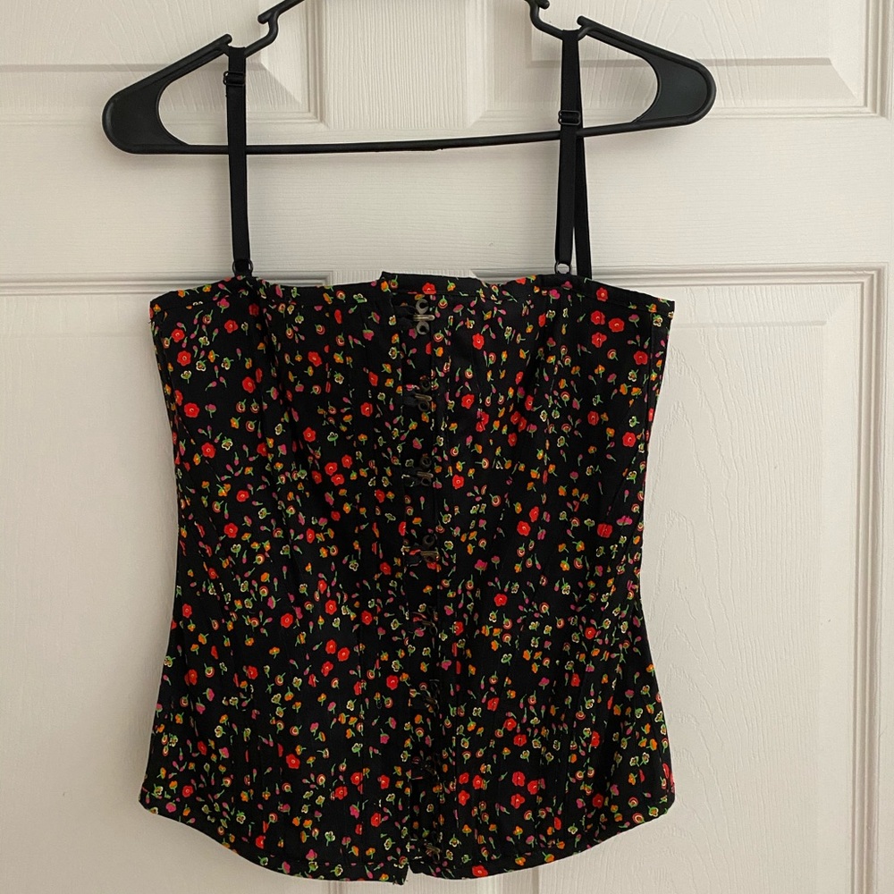 D & G Corset-Like Top